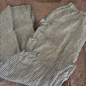 Reformation Striped Pants medium